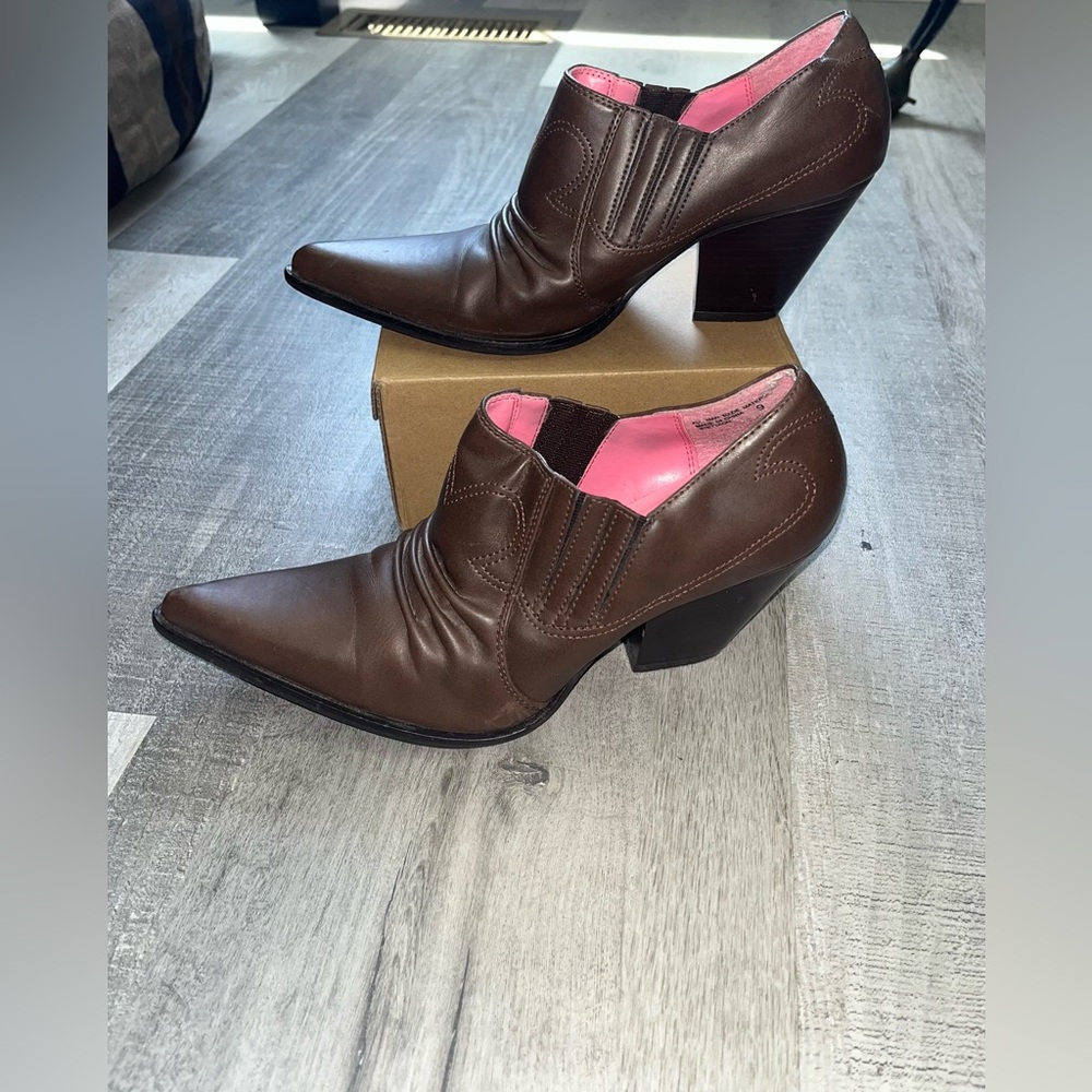 Vintage Candie's Stettson Western Ankle Boot Size 9